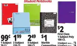 Ocean State Job Lot Notebooks offer