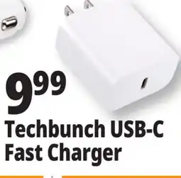 Ocean State Job Lot TechBunch Universal USB-C Wall Charger offer