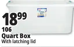 Ocean State Job Lot Sterilite Latch Top Storage Box 106 Qt offer