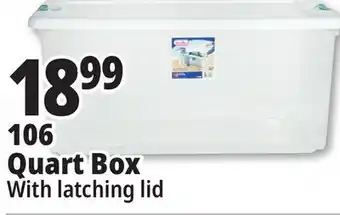 Ocean State Job Lot Sterilite Latch Top Storage Box 106 Qt offer