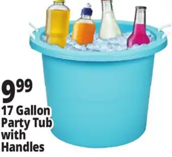 Ocean State Job Lot Gracious Living Party Tub with Rope Handles 17.8 Gal offer