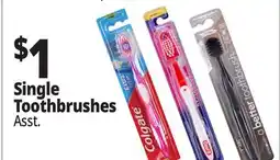 Ocean State Job Lot Single Toothbrushes offer