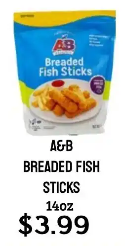 Seven Mile Market A&B breaded fish sticks offer