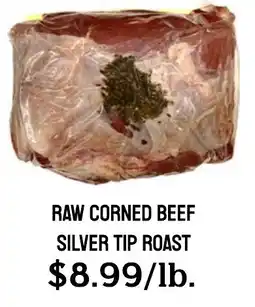 Seven Mile Market Raw corned beef silver tip roast offer