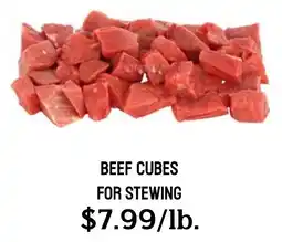 Seven Mile Market Beef cubes for stewing offer