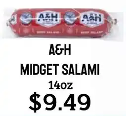 Seven Mile Market A&H midget salami offer