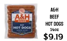 Seven Mile Market A&H beef hot dogs offer