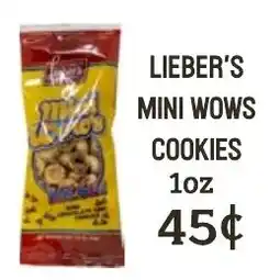Seven Mile Market Lieber's mini wows cookies offer