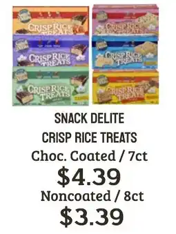 Seven Mile Market Snack delite crisp rice treats offer