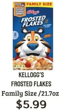 Seven Mile Market Kellogg's frosted flakes offer