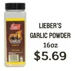 Seven Mile Market Lieber's garlic powder offer