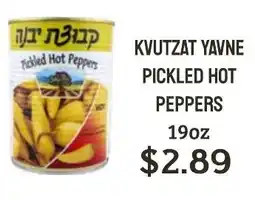 Seven Mile Market Kvutzat yavne pickled hot peppers offer