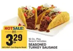 Food Lion Seasoned turkey sausage offer