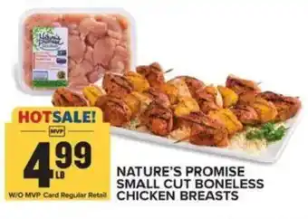 Food Lion Nature's promise small cut boneless chicken breasts offer