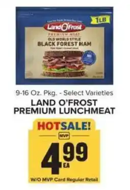 Food Lion Land O'frost premium lunchmeat offer