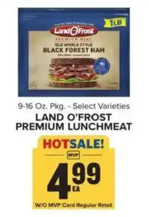 Food Lion Land O'frost premium lunchmeat offer