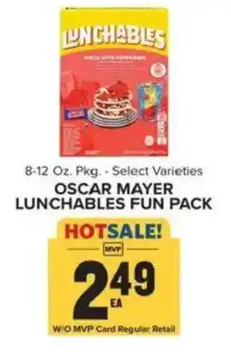 Food Lion Oscar mayer lunchables fun pack offer