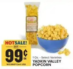 Food Lion Yadkin valley popcorn offer