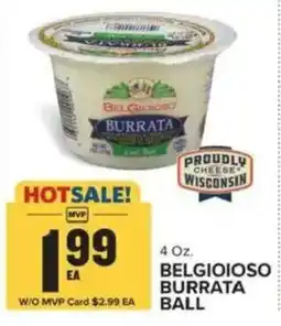 Food Lion Belgioioso burrata ball offer