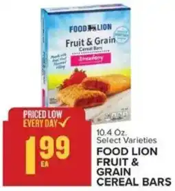 Food Lion Food lion fruit & grain cereal bars offer