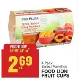 Food Lion Food lion fruit cups offer