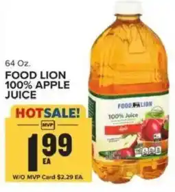Food Lion Food lion 100% apple juice offer