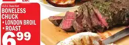 C Town BONELESS CHUCK •LONDON BROIL •ROAST offer