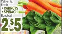 C Town CARROTS, SPINACH offer