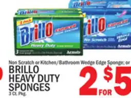 C Town BRILLO HEAVY DUTY SPONGES offer