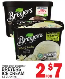 C Town BREYERS ICE CREAM offer