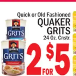 C Town QUAKER GRITS offer