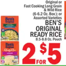 C Town BEN'S ORIGINAL READY RICE offer