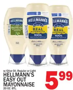 C Town HELLMANN'S EASY OUT MAYONNAISE offer