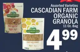 C Town CASCADIAN FARM ORGANIC GRANOLA offer
