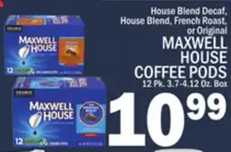 C Town MAXWELL HOUSE COFFEE PODS offer