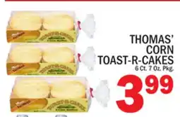 C Town THOMAS' CORN TOAST-R-CAKES offer