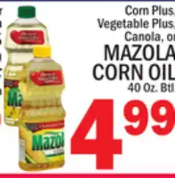 C Town MAZOLA CORN OIL offer