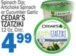 C Town CEDAR'S TZATZIKI offer