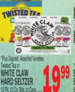 C Town WHITE CLAW HARD SELTZER offer