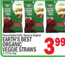C Town EARTH'S BEST ORGANIC VEGGIE STRAWS offer