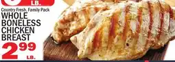 C Town WHOLE BONELESS CHICKEN BREAST offer