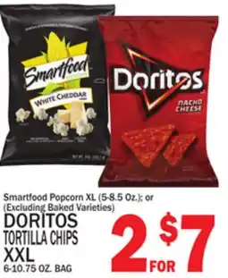 C Town DORITOS TORTILLA CHIPS XXL 6-10.75 OZ. BAG offer