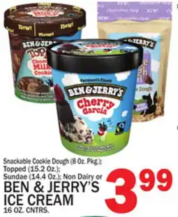 C Town BEN & JERRY'S ICE CREAM 16 OZ. CNTRS offer