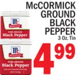 C Town McCORMICK GROUND BLACK PEPPER offer