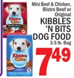 C Town KIBBLES'N BITS DOG FOOD offer
