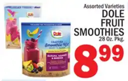 C Town DOLE FRUIT SMOOTHIES offer