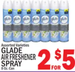 C Town GLADE AIR FRESHENER SPRAY offer