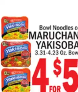 C Town MARUCHAN YAKISOBA offer