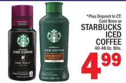 C Town STARBUCKS ICED COFFEE offer