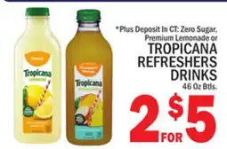 C Town TROPICANA REFRESHERS DRINKS offer